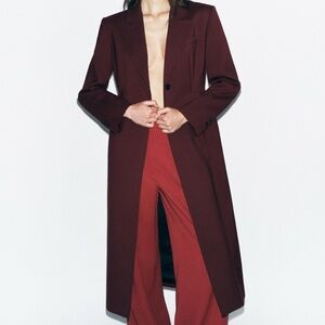 Zara Deep Red Blazer